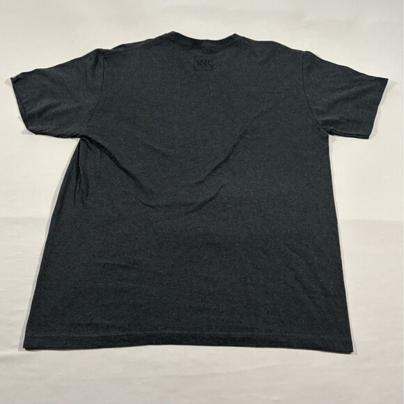 Young & Reckless Mens Gray Short Sleeve Crew T-shirt Tee Logo Poly Cotton Sz L - Picture 7 of 10